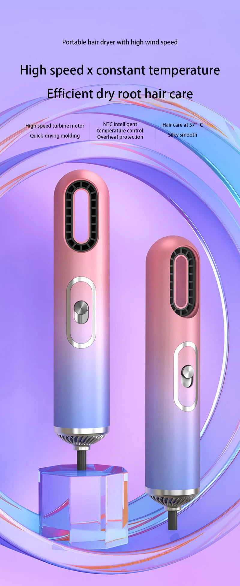 Airflow Style Haartrockner Haarstyling-Tool 3IN1 Haarfön Lockenkamm Bürste Volumizer Haarglätter Haartrockner 2025 NEU