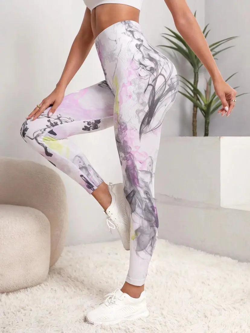 Novas calças Leggings de secagem rápida justas cintura alta sem costura leggings levantamento de quadril