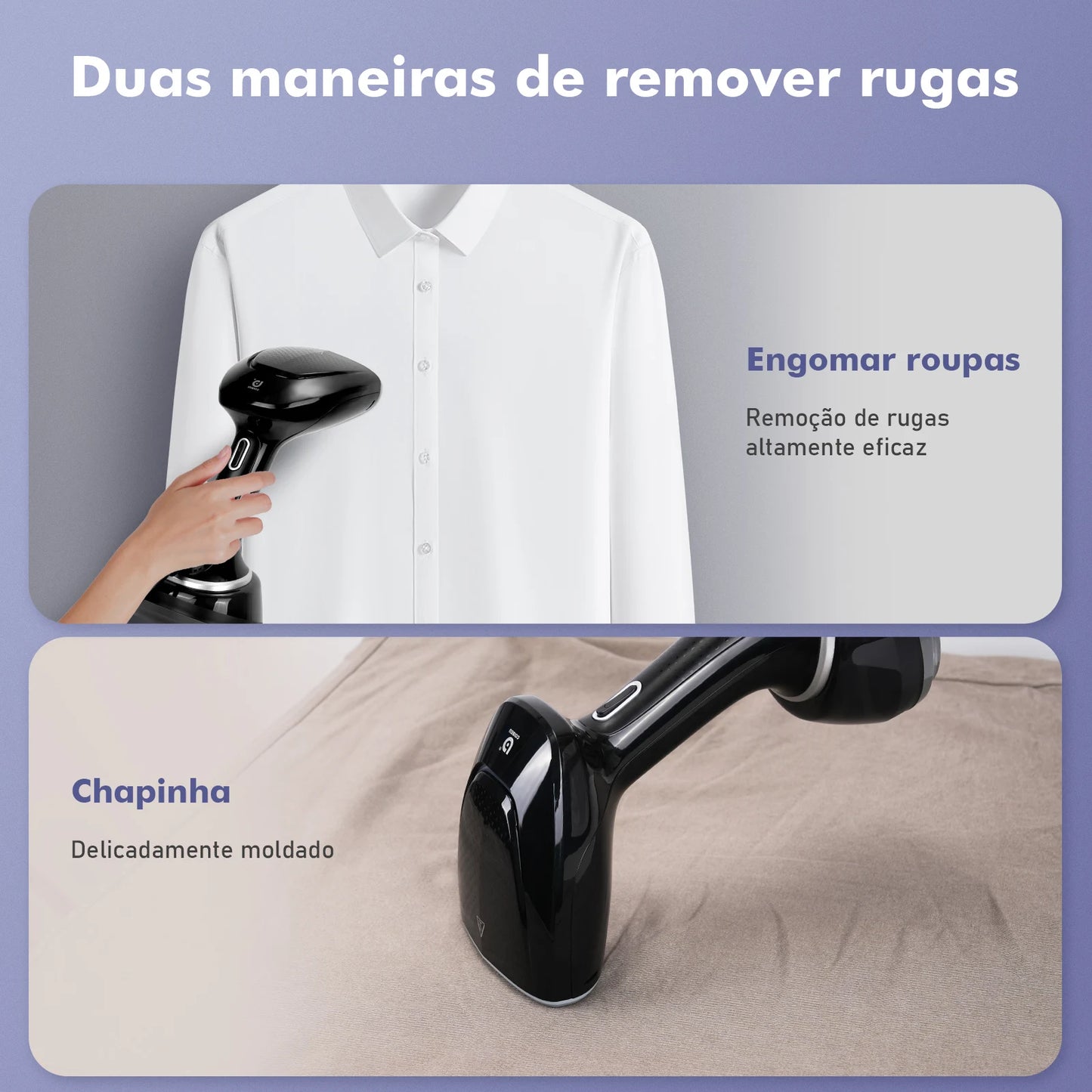 Bügeleisen, Bügeleisen für Kleidung, tragbares Bügeleisen, Bügeln von Kleidung, Bügeleisen, Dampfgarer, aus Brasilien
