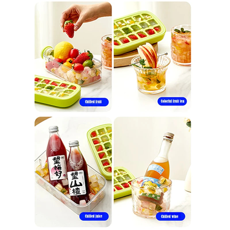 BOTTLE - Anti-leak Ice Mold with Lid + Innovative Straw
