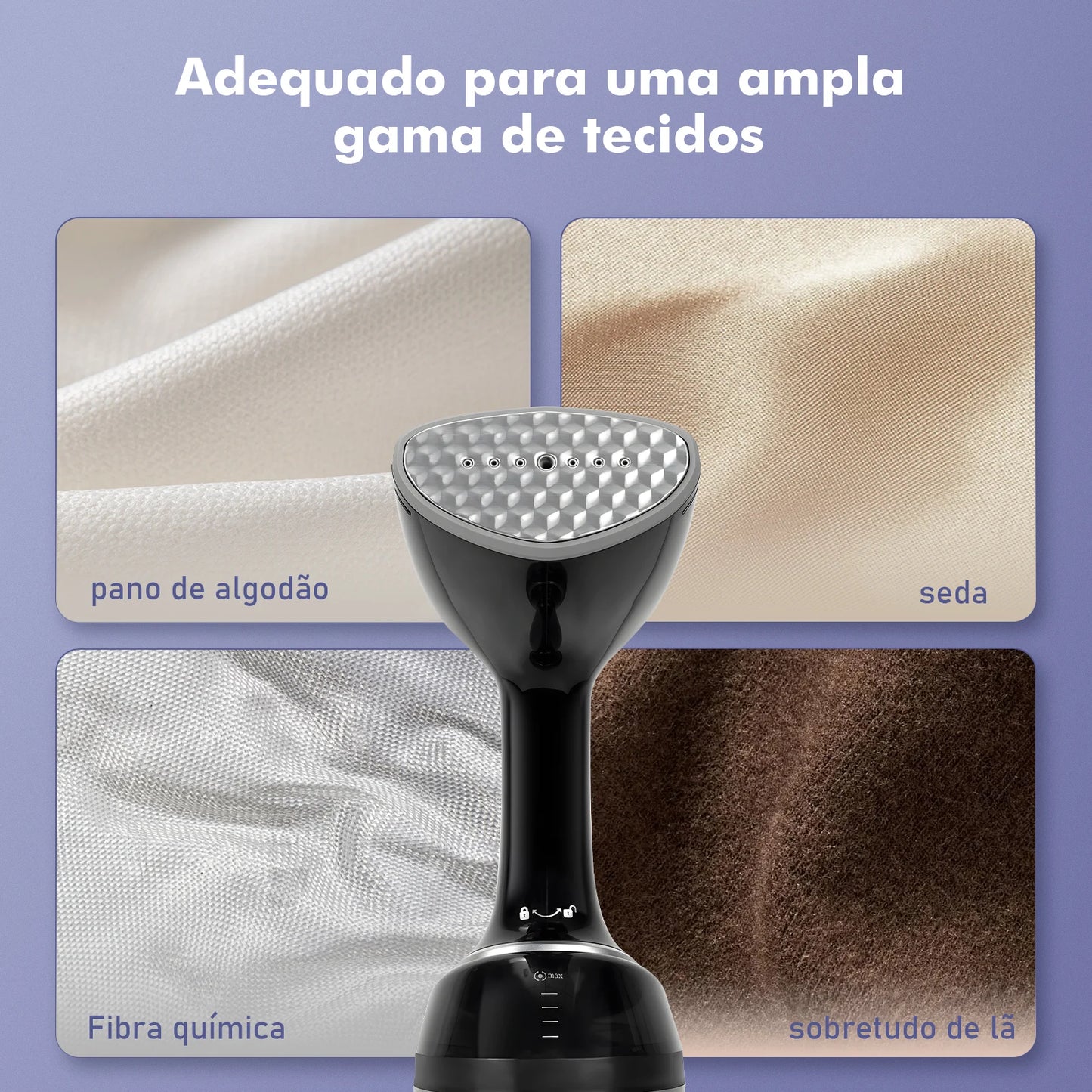 Bügeleisen, Bügeleisen für Kleidung, tragbares Bügeleisen, Bügeln von Kleidung, Bügeleisen, Dampfgarer, aus Brasilien