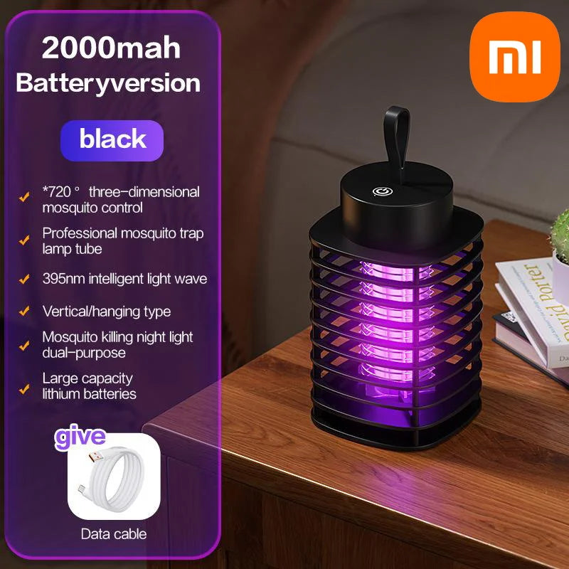 Xiaomi Intelligent Mosquito Lamp Sound Volume As Low As 25dB360° Hurricane Ring-shaped Mosquito Suction Portable Mosquito Light