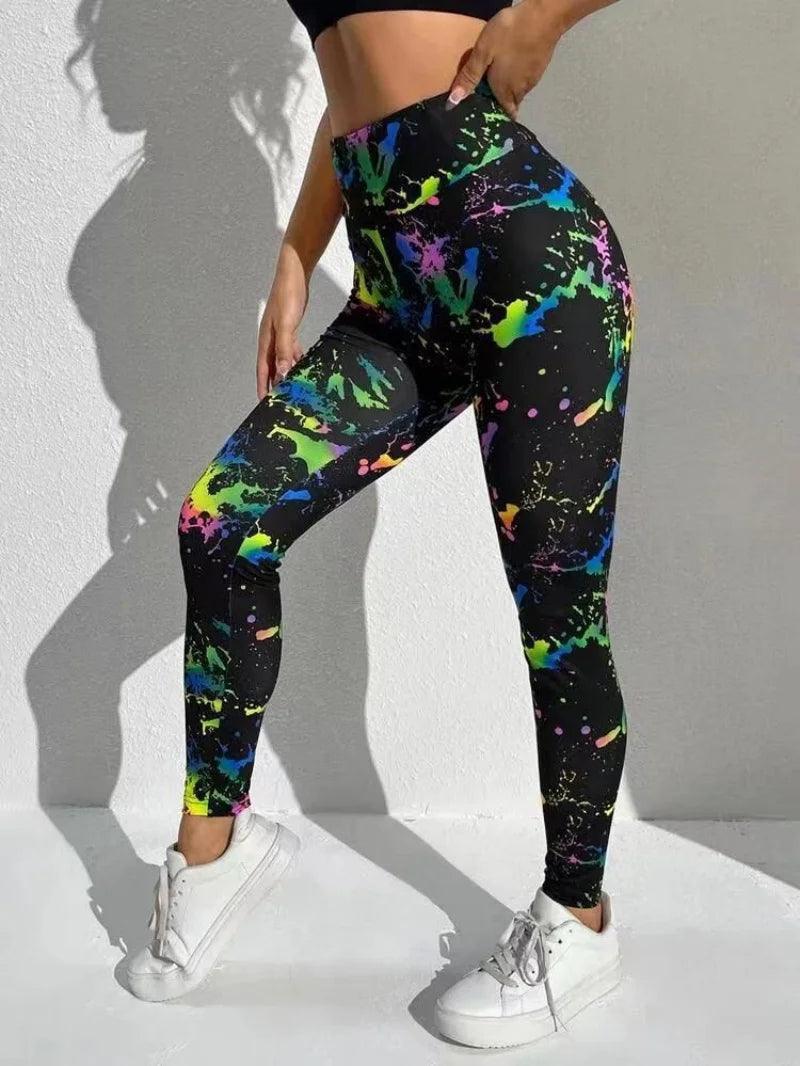 Novas calças Leggings de secagem rápida justas cintura alta sem costura leggings levantamento de quadril