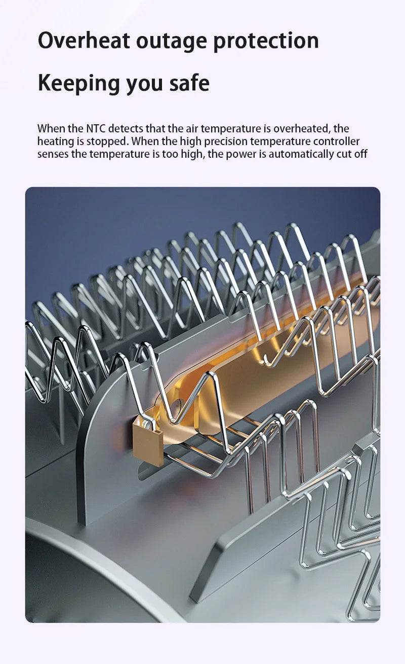 Airflow Style Haartrockner Haarstyling-Tool 3IN1 Haarfön Lockenkamm Bürste Volumizer Haarglätter Haartrockner 2025 NEU