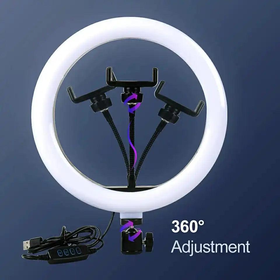 DAFUSHOP Light Ring Light 26cm 10 Inch Led Illuminator + Tripod 2M Professional Professional Photos Lighting FAST SHIP