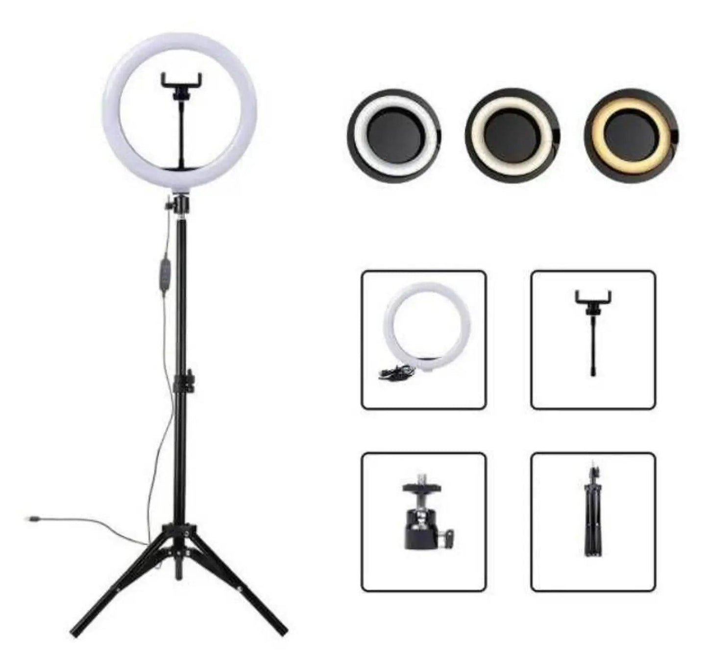 DAFUSHOP Light Ring Light 26cm 10 Inch Led Illuminator + Tripod 2M Professional Professional Photos Lighting FAST SHIP