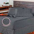 4 Layers Waterproof Mattress Cover Kit + Single Pillow/Couple/Queen/King Waterproof Protector
