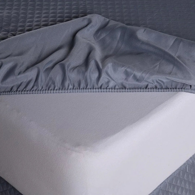 4 Layers Waterproof Mattress Cover Kit + Single Pillow/Couple/Queen/King Waterproof Protector