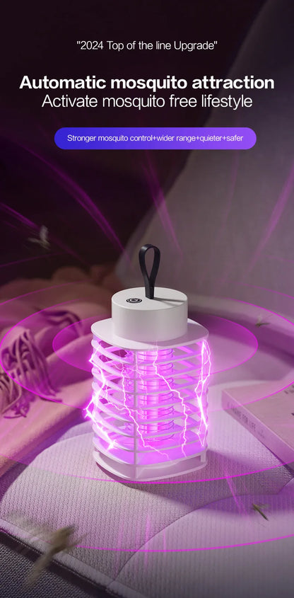 Xiaomi Intelligente Moskitolampe, Lautstärke so niedrig wie 25 dB, 360°-Hurrikan, ringförmiger Mückenabsauger, tragbares Mückenlicht