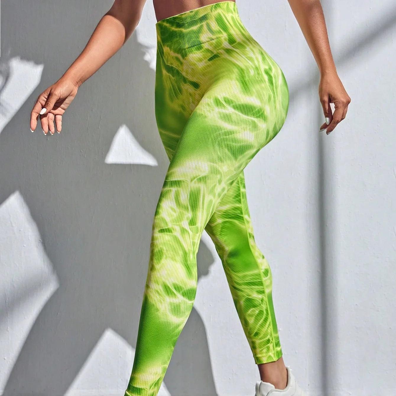 Novas calças Leggings de secagem rápida justas cintura alta sem costura leggings levantamento de quadril