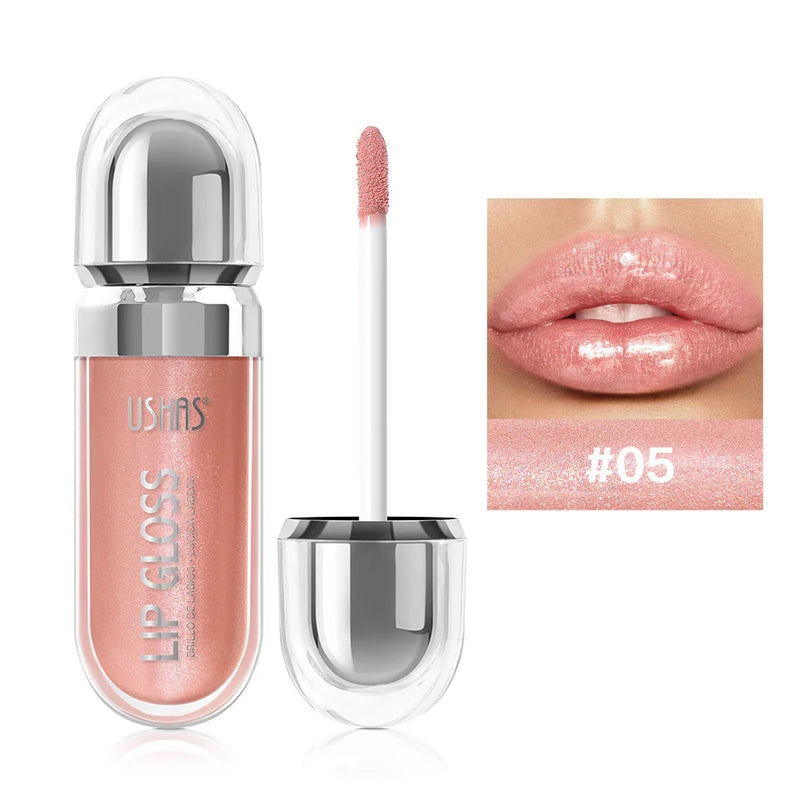 Pearl Liquid Lipstick Long-lasting Non-stick Cup Waterproof Mirror Fine Flash Lip Gloss Moisturize Lip Glaze  Maquiagem Makeup