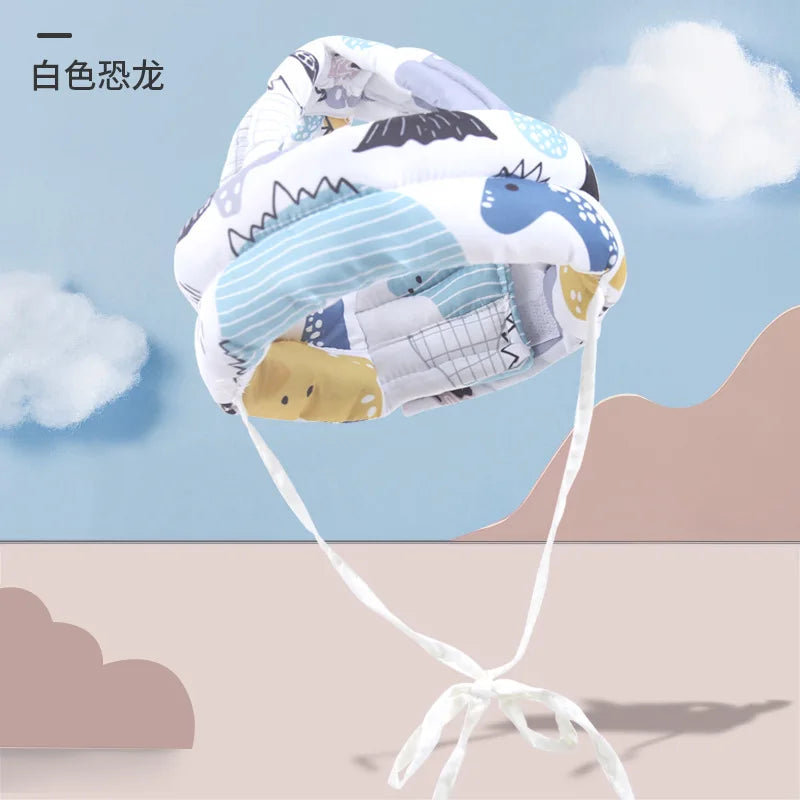 New Baby Safety Helmet Head Protection Headgear Toddler Anti-fall Pad Children Learn To Walk Crash Cap Adjustable Breathable Cap
