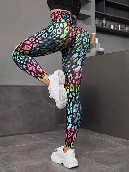 Novas calças Leggings de secagem rápida justas cintura alta sem costura leggings levantamento de quadril
