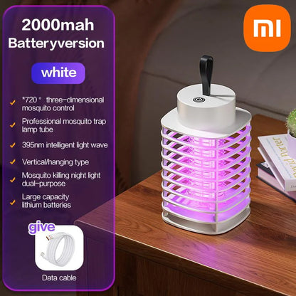 Xiaomi Intelligente Moskitolampe, Lautstärke so niedrig wie 25 dB, 360°-Hurrikan, ringförmiger Mückenabsauger, tragbares Mückenlicht