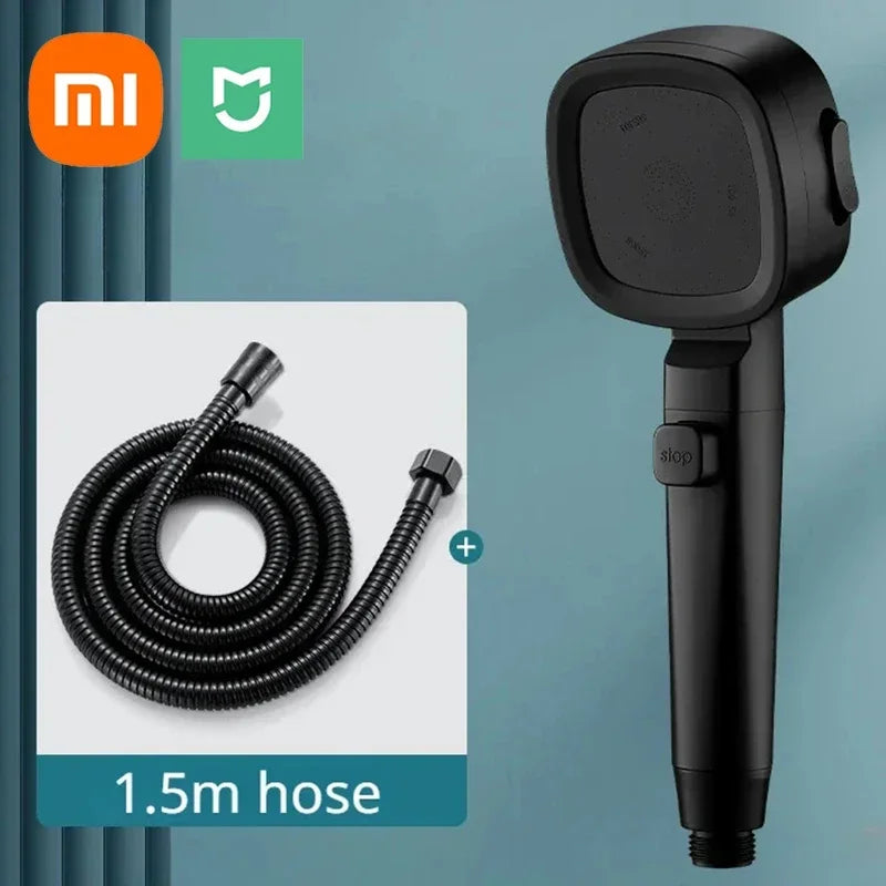 Xiaomi High Pressure Shower Head 3 Modes Adjustable Shower Head Set Smart Bathroom New Djustable Shower Head Accessories Sprayer