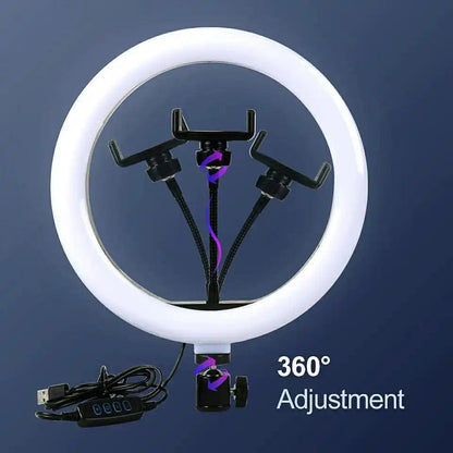 DAFUSHOP Light Ring Light 26cm 10 Inch Led Illuminator + Tripod 2M Professional Professional Photos Lighting FAST SHIP